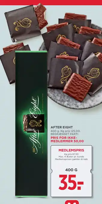 MENY AFTER EIGHT tilbud