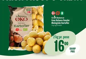 Min Købmand Grøn Balance Danske Økologiske Kartofler tilbud