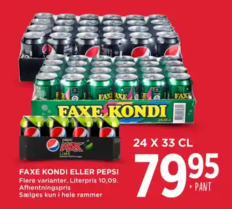 MENY FAXE KONDI ELLER PEPSI tilbud
