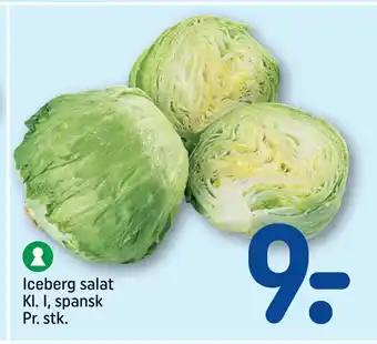 REMA 1000 Iceberg salat Kl. I, spansk Pr. stk tilbud