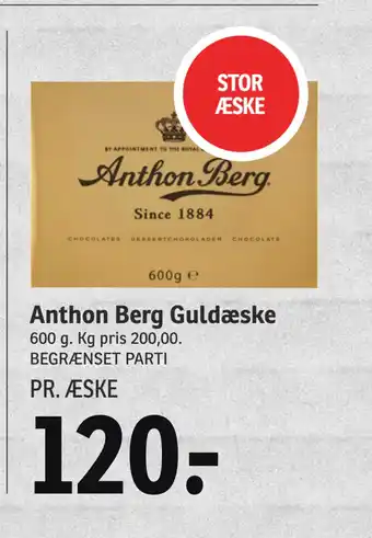 SPAR Anthon Berg Guldæske tilbud