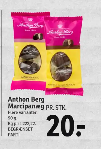SPAR Anthon Berg Marcipanæg tilbud