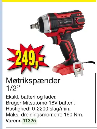 Harald Nyborg Møtrikspænder 1/2” tilbud