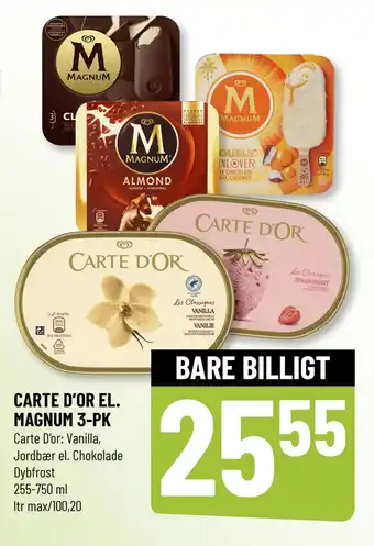 Løvbjerg CARTE D’OR EL. MAGNUM 3-PK tilbud