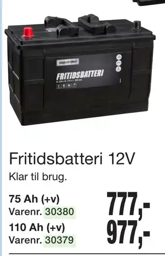Harald Nyborg Fritidsbatteri 12V tilbud