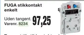 Harald Nyborg FUGA stikkontakt enkelt tilbud