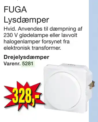 FUGA Lysdæmper