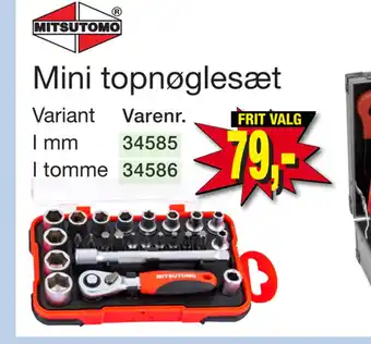 Harald Nyborg Mini topnøglesæt tilbud