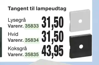 Harald Nyborg Tangent til lampeudtag tilbud