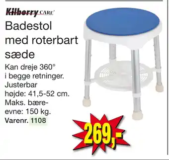 Harald Nyborg Badestol med roterbart sæde tilbud