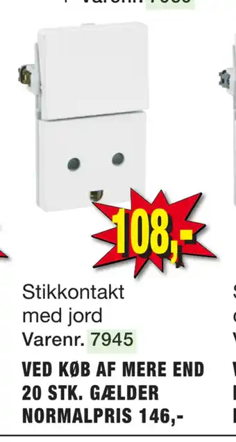 Harald Nyborg Stikkontakt med jord tilbud