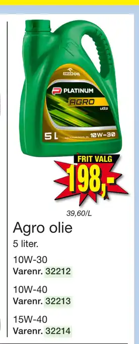 Harald Nyborg Agro olie tilbud