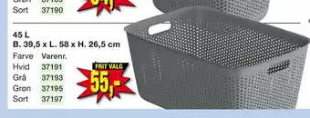 Harald Nyborg Opbevaringskasser og låg fås i 4 farver tilbud