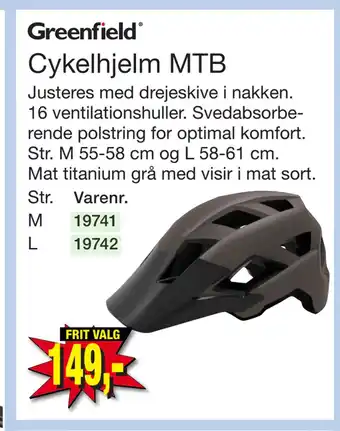 Harald Nyborg Cykelhjelm MTB tilbud