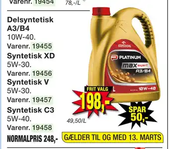 Harald Nyborg Motorolie MaxExpert tilbud