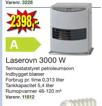 Harald Nyborg Laserovn 3000 W tilbud