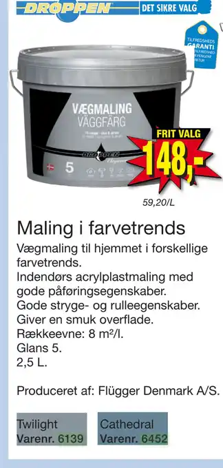 Harald Nyborg Maling i farvetrends tilbud