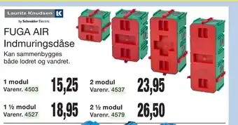 Harald Nyborg FUGA AIR Indmuringsdåse tilbud