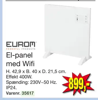 Harald Nyborg El-panel med Wifi tilbud
