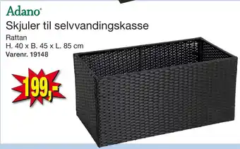 Harald Nyborg Skjuler til selvvandingskasse tilbud