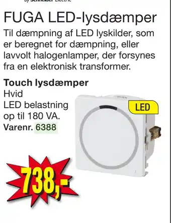 Harald Nyborg FUGA LED-lysdæmper tilbud
