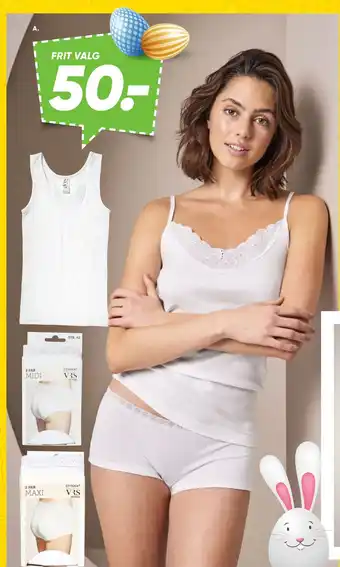 Bilka Undertrøje eller 2-pak trusser tilbud