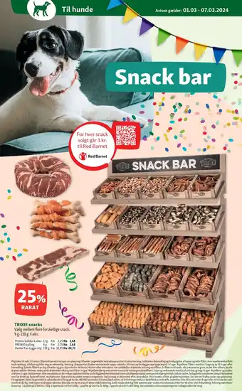 Maxi Zoo TRIXIE snacks tilbud