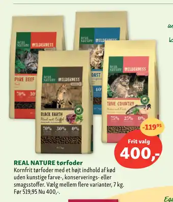 Maxi Zoo REAL NATURE tørfoder tilbud