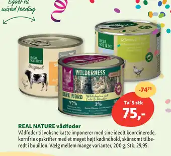 Maxi Zoo REAL NATURE vådfoder tilbud
