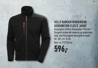 Johannes Fog HELLY HANSEN WORKWEAR KENSINGTON FLEECE JAKKE tilbud