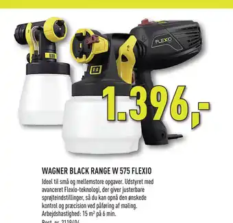Johannes Fog WAGNER BLACK RANGE W 575 FLEXIO tilbud