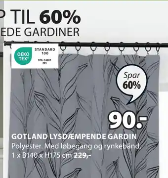GOTLAND LYSDÆMPENDE GARDIN