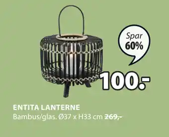 JYSK ENTITA LANTERNE tilbud