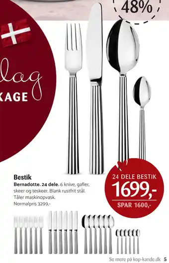 Kop & Kande Bestik tilbud