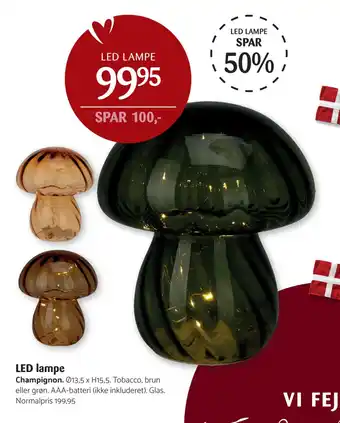Kop & Kande LED lampe tilbud