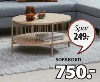 JYSK EGELEV SOFABORD tilbud