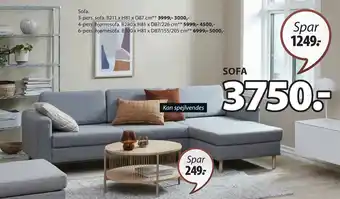 JYSK SVALBARD SOFA MED CHAISELONG tilbud