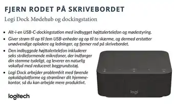 Logi Dock Mødehub og dockingstation