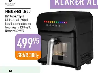 Imerco Digital airfryer tilbud