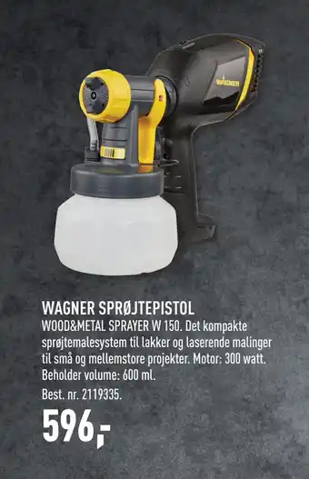 WAGNER SPRØJTEPISTOL