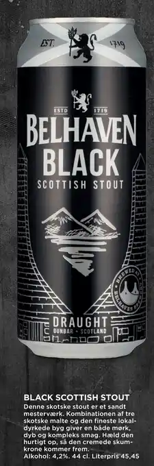 MENY BLACK SCOTTISH STOUT tilbud