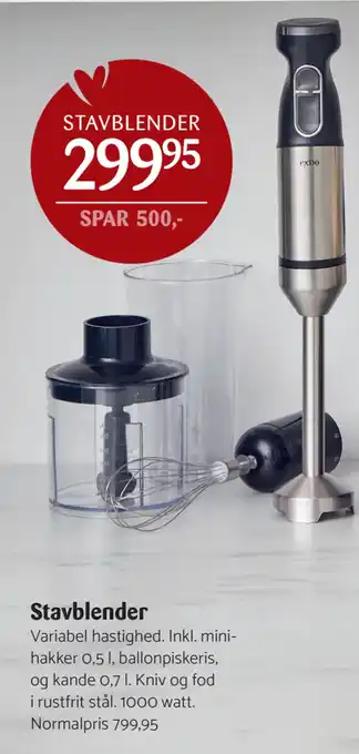 Kop & Kande Stavblender tilbud