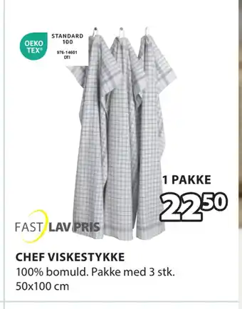 JYSK CHEF VISKESTYKKE tilbud