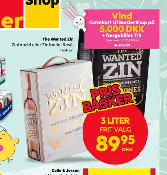 BorderShop The Wanted Zin tilbud