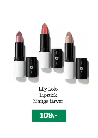 Helsemin Lily Lolo Lipstick Mange farver tilbud