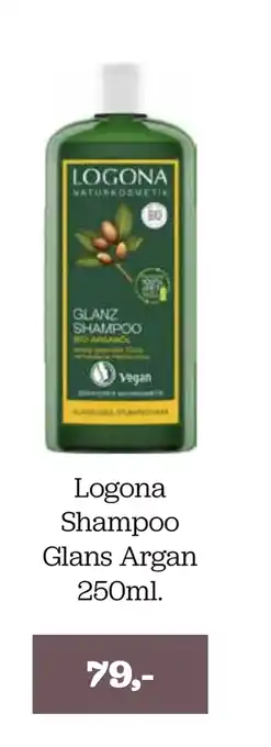 Helsemin Logona Shampoo Glans Argan tilbud