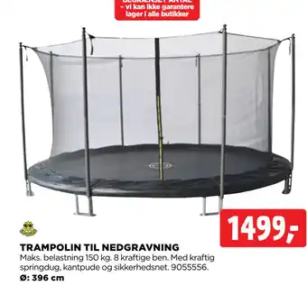 jem & fix TRAMPOLIN TIL NEDGRAVNING tilbud