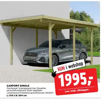 jem & fix CARPORT SINGLE tilbud