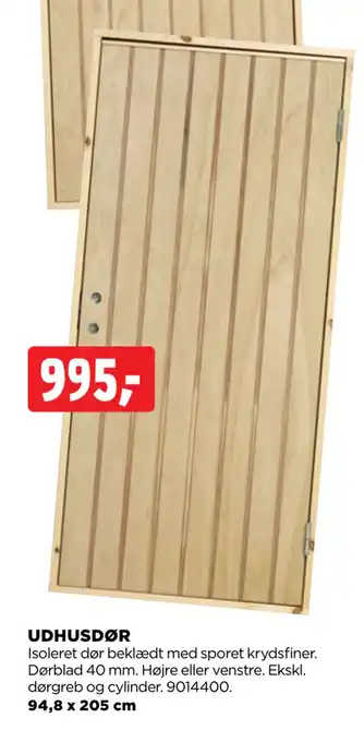 jem & fix UDHUSDØR tilbud