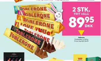 BorderShop Toblerone tilbud